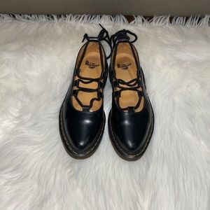 Dr. Martens Elphie Lace-Up Ballet Shoes